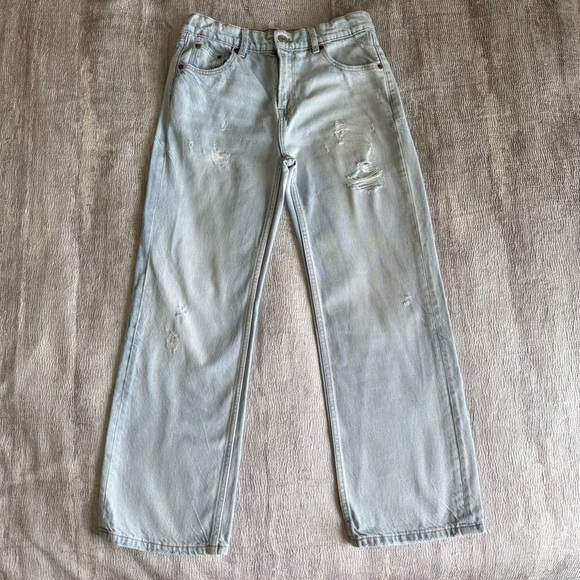 Zara Other - Zara Kids Relaxed Fit Jeans in Light Blue, Size 13-14